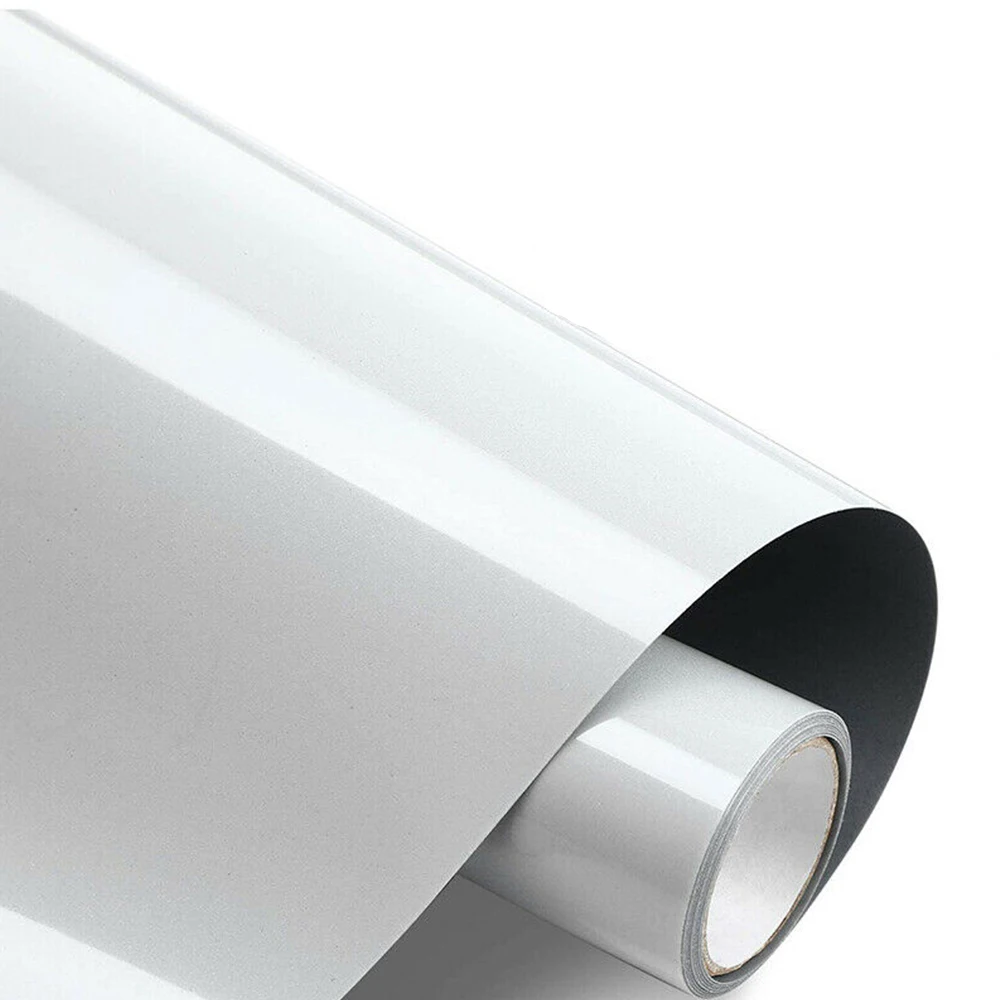 T-shirt réfléchissant en vinyle gris à transfert de chaleur, fer sur vêtements, Film artisanal à pression chaude HTV, bricolage 50x20cm/30cm