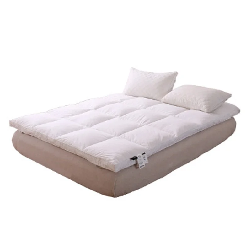 So Soft About 10CM  Thick Feather Velvet Fiber Filled Mattress Non-slip fixed Single and double Can be customized tatami