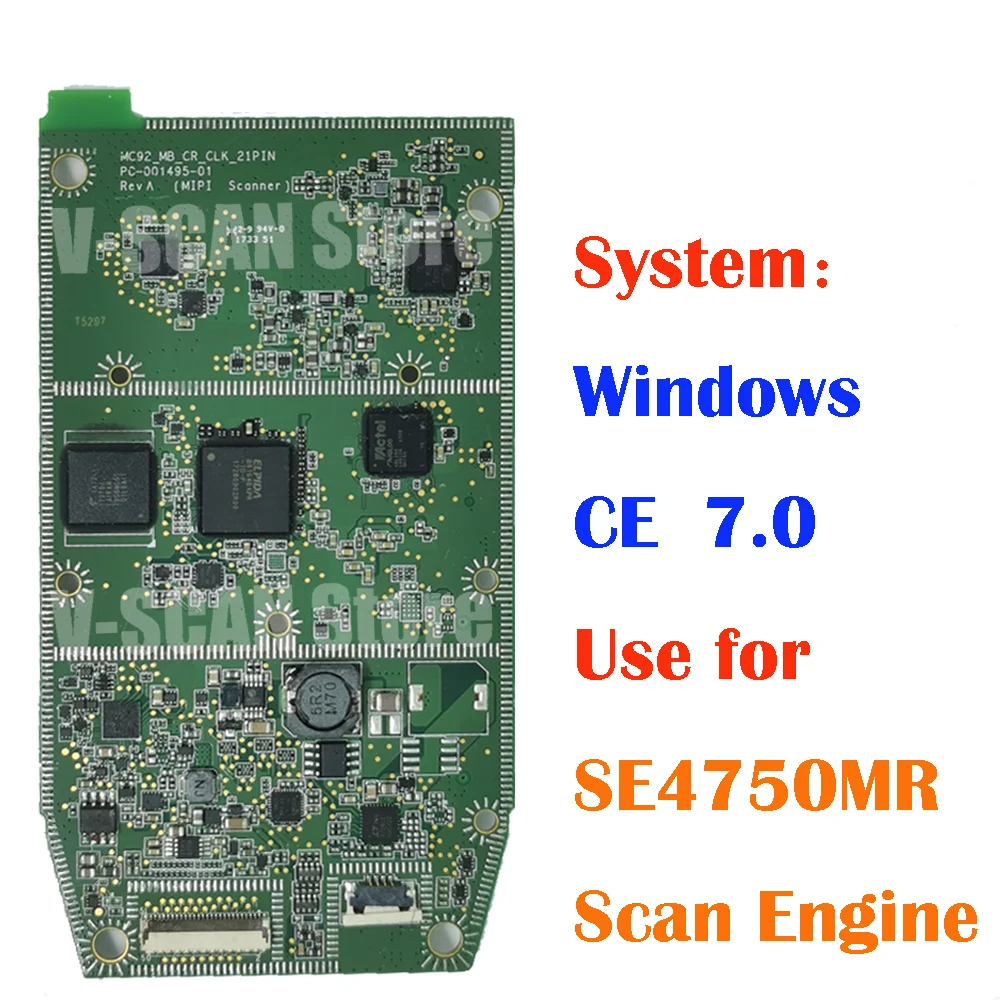 Imagem -04 - Placa-mãe para Motoloro Mc9200 Pda Usar Se4750mr Scan Motor Mainboard Não: Mc92_mb_cr_clk_21pin