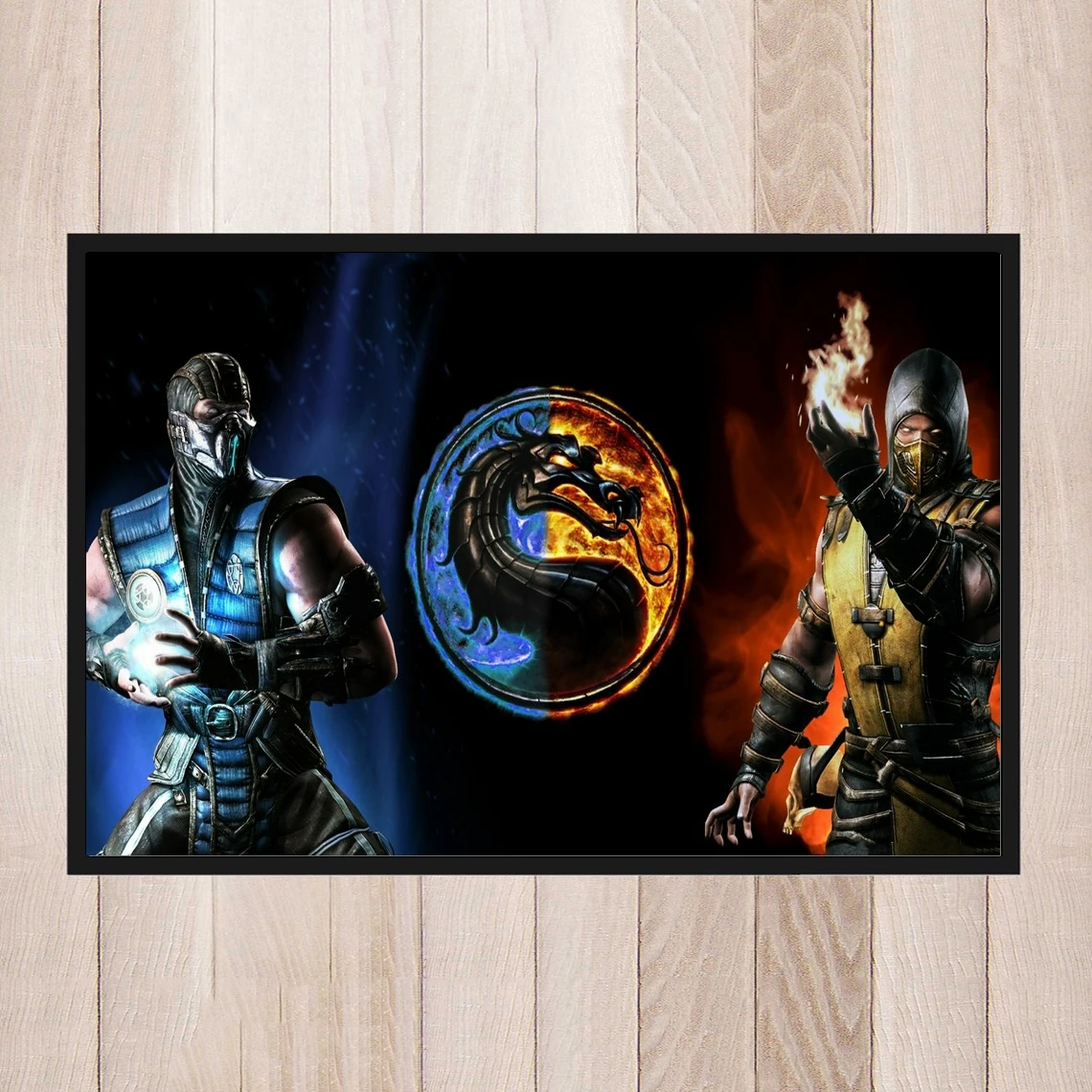 Mortal Kombat Movie Poster Video Game Poster Canvas Print Home Decoration Wall Painting (No Frame)