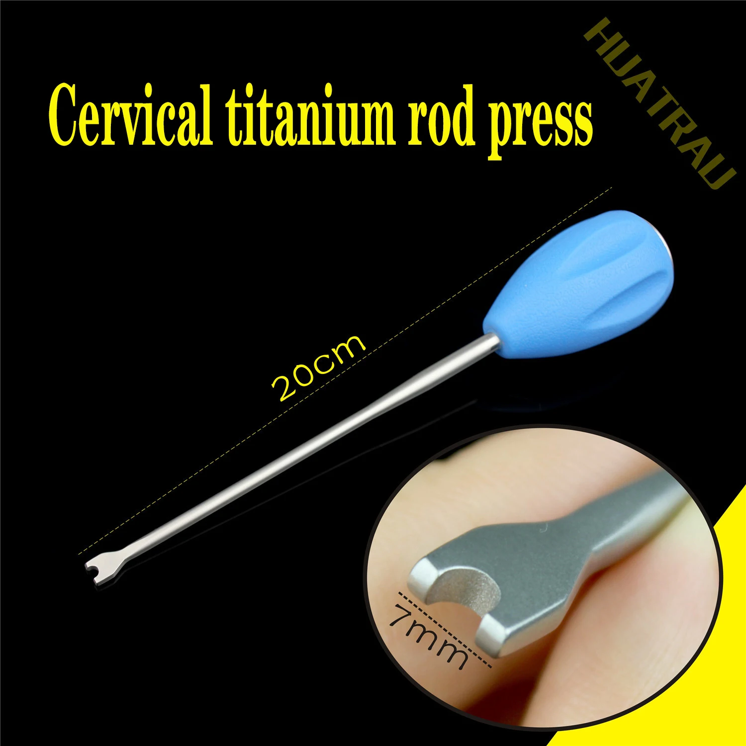 Orthopedic medical anterior cervical vertebra titanium Pressure fine bar press rod device spine pedicle screw reduction forceps