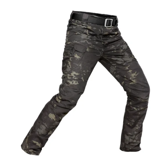 Pantalones de camuflaje táctico para hombre, pantalón militar informal de combate, repelente al agua, para primavera y otoño, 5XL