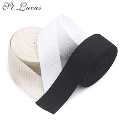 5yd Black White Beige Twill Chevron  Cotton Binding Ribbon Webbing Tape Trimming For Packing Garment Accessory Handmade DIY