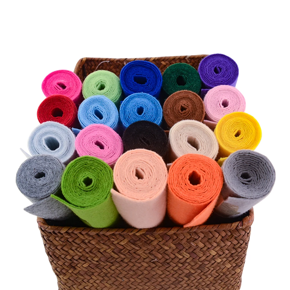 50*40cm,Needlework Polyester Felt Fabric For Patchwork, DIY Dolls, Felt Crafts Materials, Not Soft, Upholstery Fabrics,1.0mm