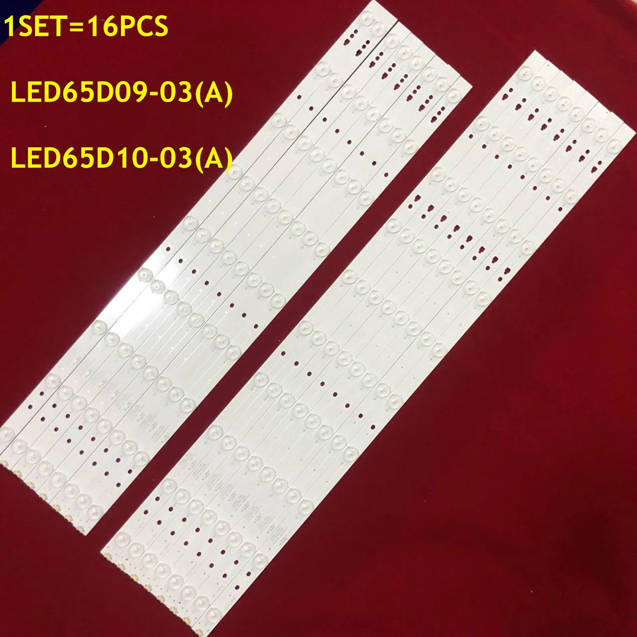 16PCS LED Strip LED65D9-03(A) LED65D10-03(A) 30365009205  For 65K1 65K5 65A5M LS65A51 LS65AL88K81 LS65AL88K88 LS65AL88U51A