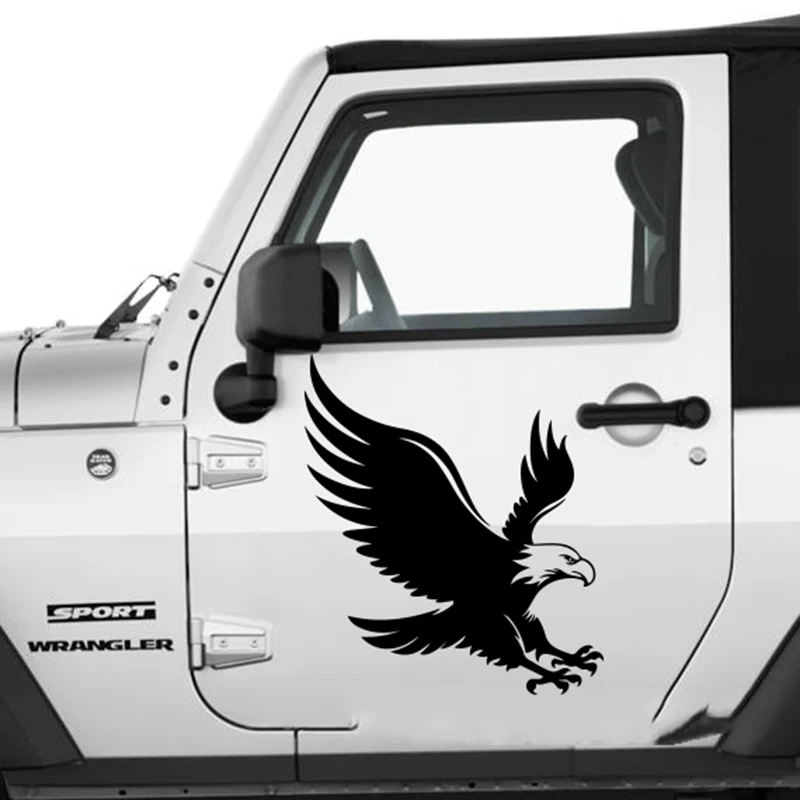 

Flying America Eagle Car Laptop Wall Sticker Bedroom Living Room Jungle Animal Birds Vehicle Eagle Wall Decal Vinyl Home Decor