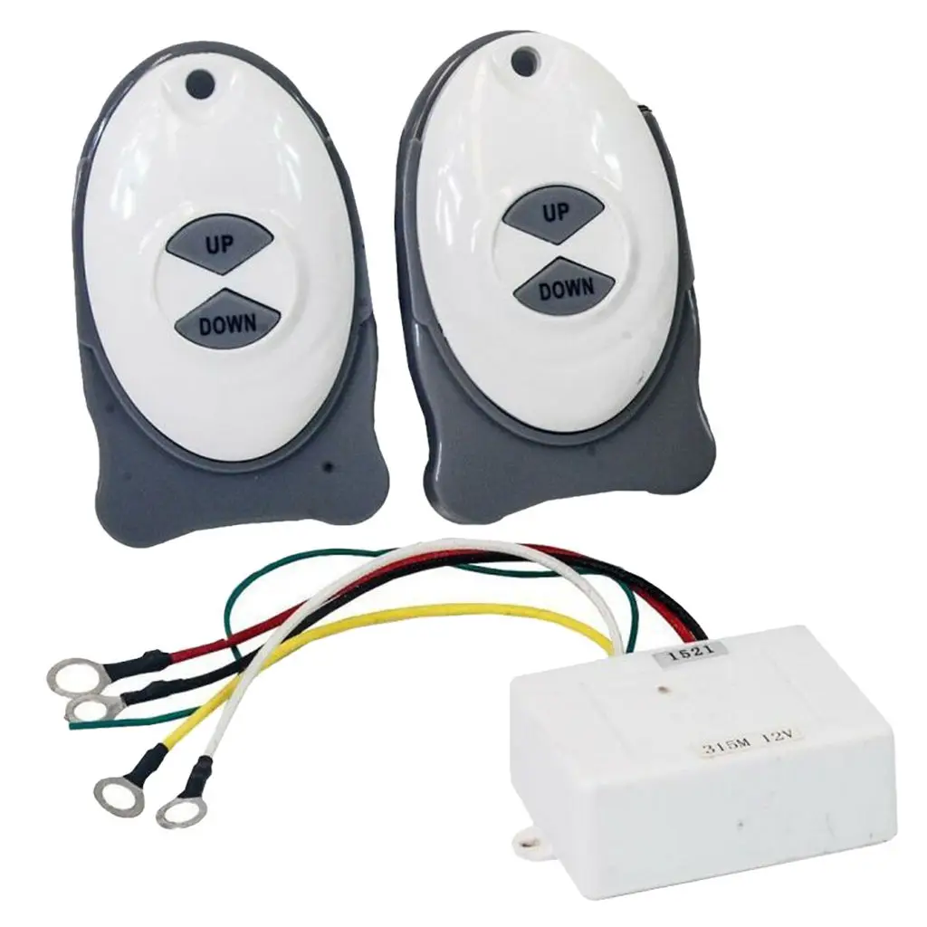 

Anchor Remote Windlass Wireless Switch Boat Sail Trim Controller for Ferry Yacht Airboat Fishing Vessels
