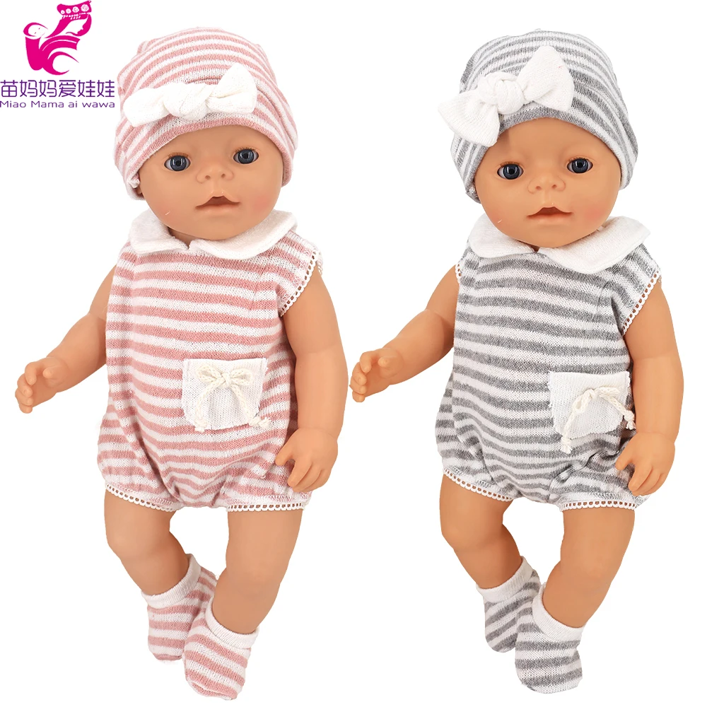 40cm reborn Baby Doll clothes socks hat set  for 38 cm Nenuco y su Hermanita doll clothes accessories