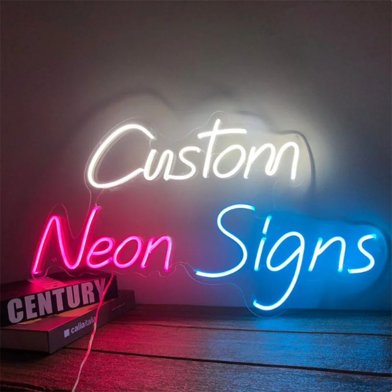 Customized LED Neon Night Light Sign, Used for Room and Bedroom Decoration, Wall Decoration, Optional Dimming Plug or Switch