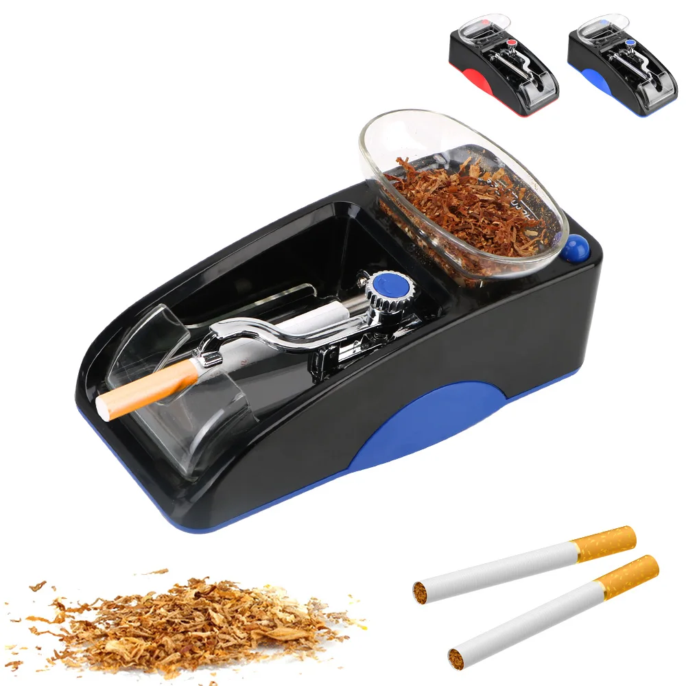 Automatic Cigarette Rolling Machine, Plug Tobacco Filling Stuffing, Winding Roller, Wrapping Maker, Electric DIY Smoking Tool