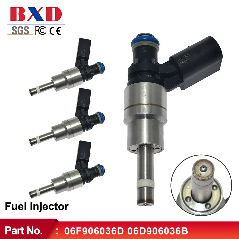 

4PCS Fuel Injector Nozzle 06F906036D 06D906036B For Audi A3 For Skoda octavia II For V W Passat leon EOS TT