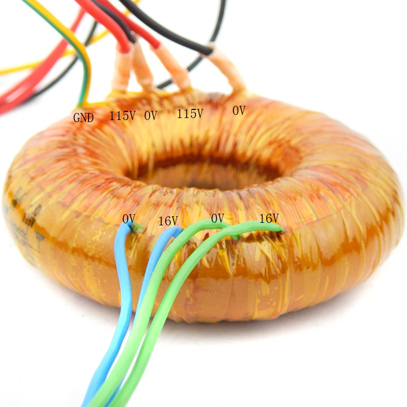 30 Вт O-образный трансформатор для Hi-Fi аудиоусилителя ЦАП Источник питания медных эмалированных проводов Трансформатор суперзвука типа O