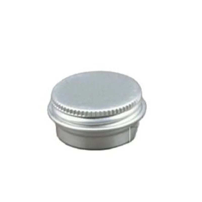 

5G 5ML Aluminum Jar, Tin Metal Pot with Screw Lid, Small Aluminum Case, Cosmetics Cream Sample Packing Container, 100pcs/lot