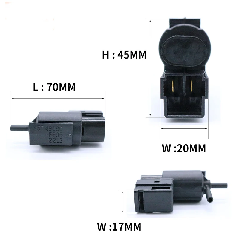 Vacuum Solenoid Valve VCV Exhaust Gas Recirculation Control Solenoid For Mazda RX-8 OEM K5T49093VS55 EVS189 K5T49051