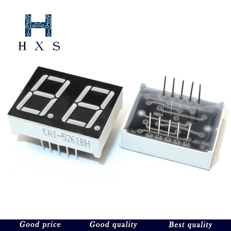 5PCS 0.56inch LED display 7 Segment 1Bit/2 Bit/3 Bit/4 Bit Digit Tube Blue Common Cathode / Anode Digital 0.56 inch led 7segment