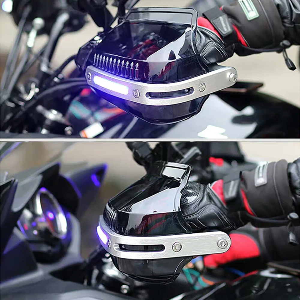 

Motorcycle Hand Guards LED Windshield Motocross Accessories For HONDA cbr 600 rr cbr 1100xx cb400 sf st 1300 cb650r cub dax