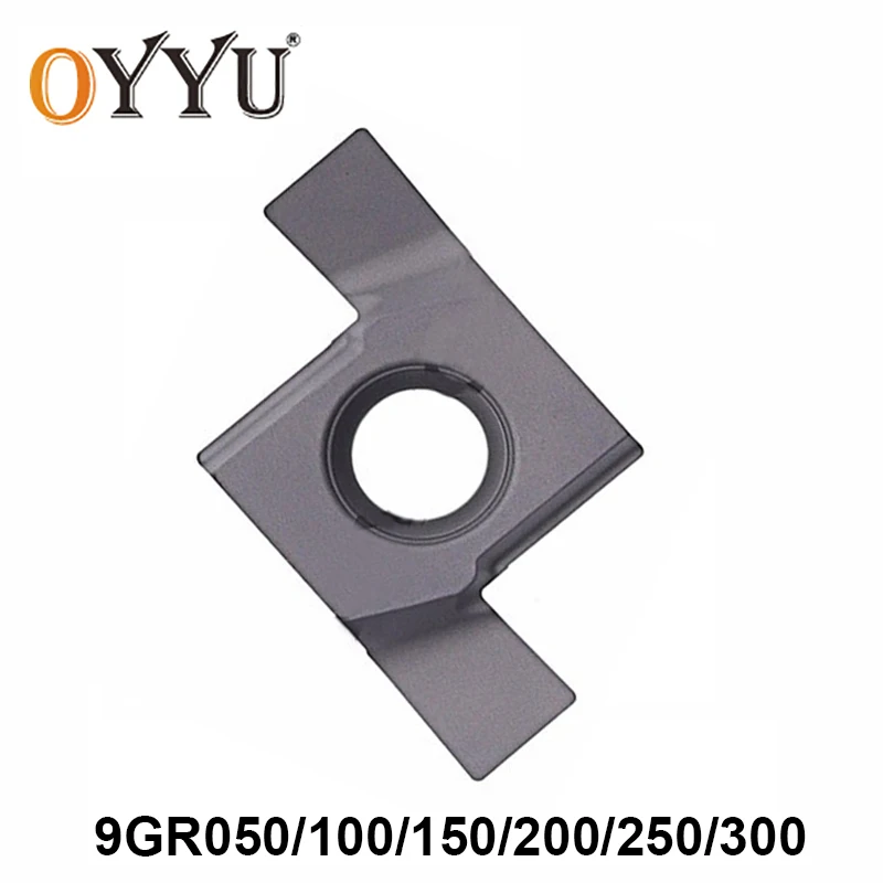 

OYYU 9GR 050 100 150 200 250 300 9GR200 9GR050 9GR100 9GR150 9GR250 9GR300 BBM18 Turning Tools for SNGR Grooving Lathe Cutter