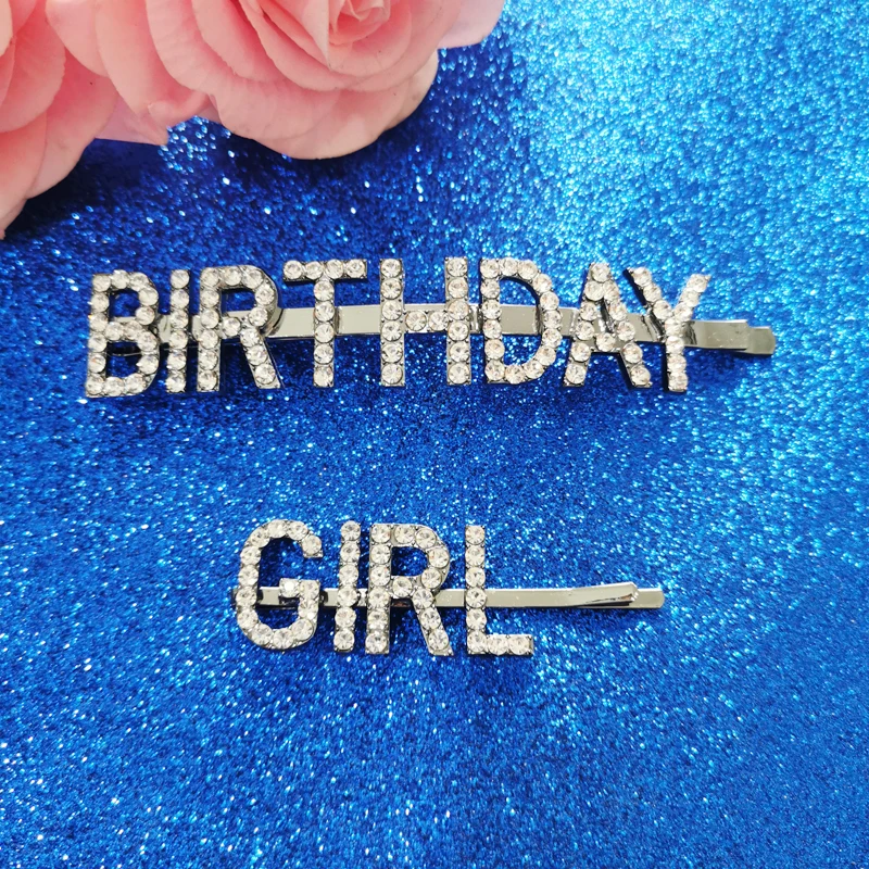 New arrial Letter Hair Clips 