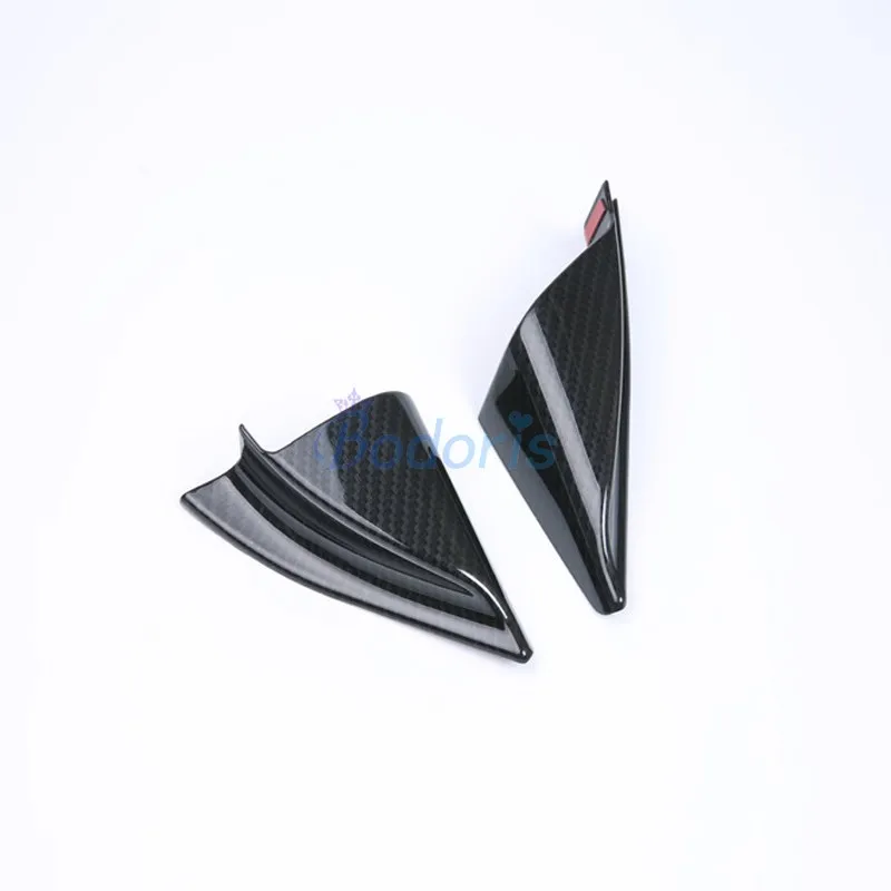 For Mazda CX-5 CX5 2017 2018 2019 Interior Carbon Fiber Color Front Window A Colum Tri-angle Cover Car-styling Accessories