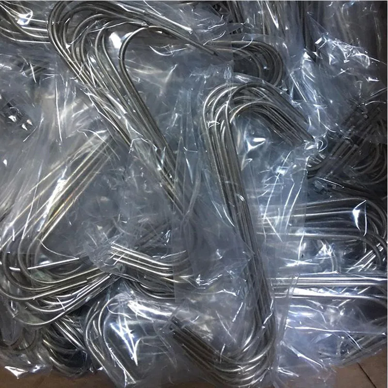 10Pcs S-Vormige Haak Multifunctionele Rvs Keuken Tool Vlees Gebraden Eend Hanger Opknoping Organisator