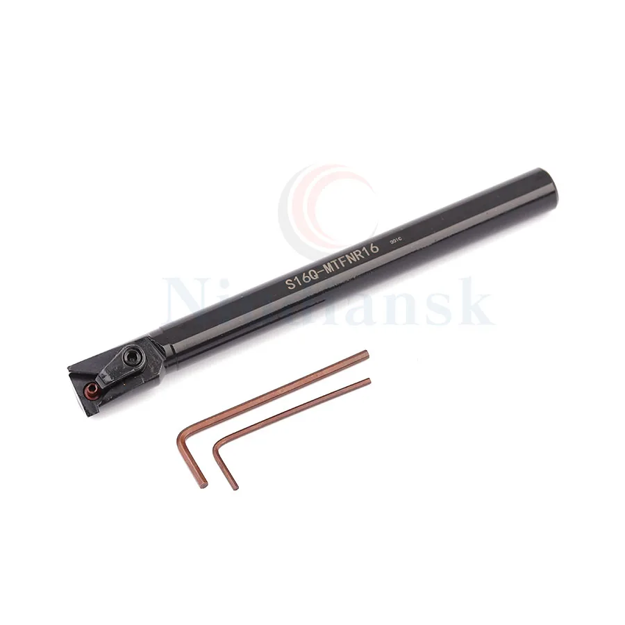 Tour CNC S16Q-MTFNR16 S20R-MTFNR16 S25S-MTFNL16, porte-outil de tournage interne, trou intérieur, outils de tournage, barre d'alésage de type composé