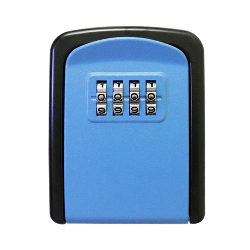 Muur Gemonteerde Sleutel Lock Box Plastic Aluminium Key Kluis Weerbestendig 4 Digit Combinatie Sleutel Opslag Lock Box Indoor Outdoor gebruik