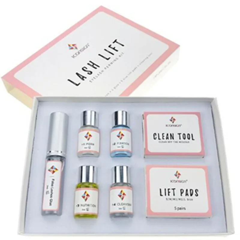 Lash lift Kit Makeup bemine Eyelash Perming Kit Lashes Perm Set  Cleanser Perming Fixing Moisturizing agent False Lashes Glue