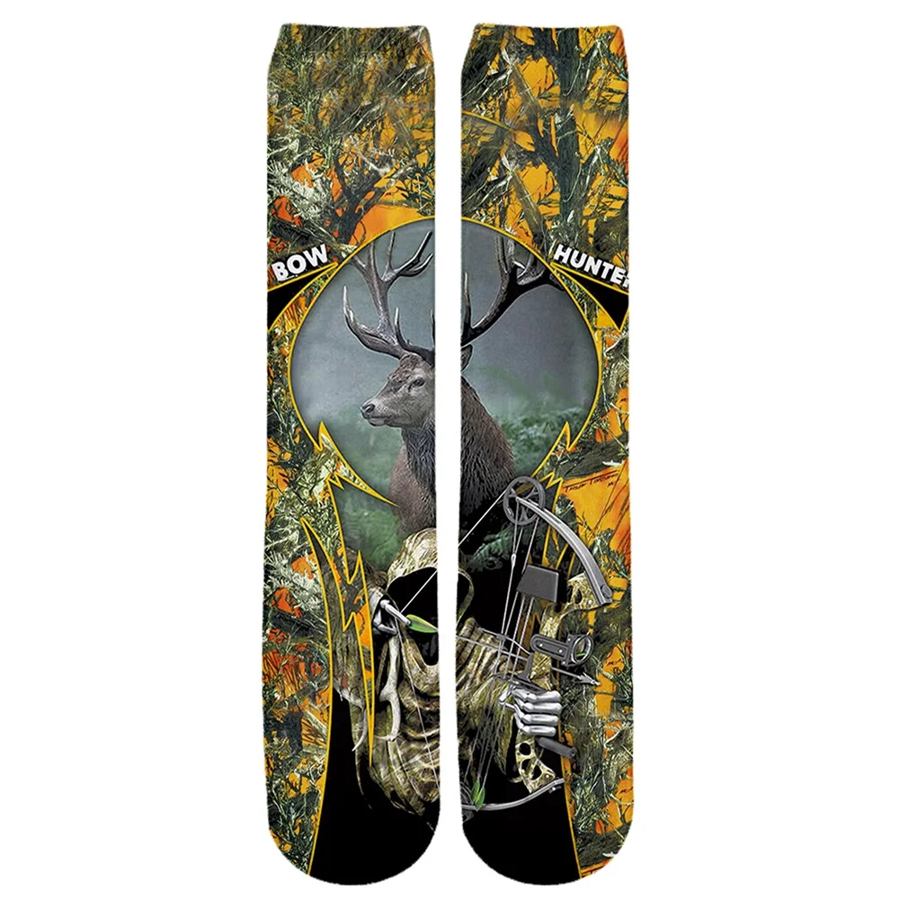 Calcetines Caña Alta Camuflaje PLstar Cosmos – Estampado 3D Unisex - imagen 4