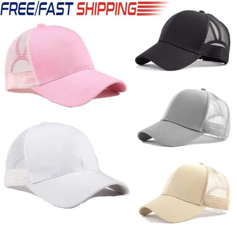 HOT Baseball Cap Men Casquette Femme Men Cap Ponytail Baseball Cap Summer Hat Women Sun Sport Mesh Hat Snapback Hip Hop Hat