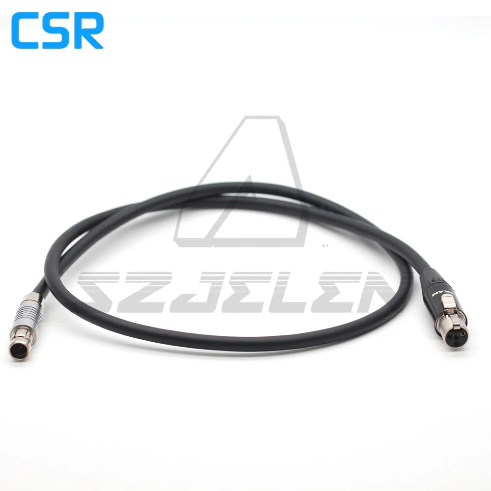 ARRI Alexa RS 3pin 12V  to mini xlr 4 pin female for Tvlogic 055 056 058 Monitor power cable