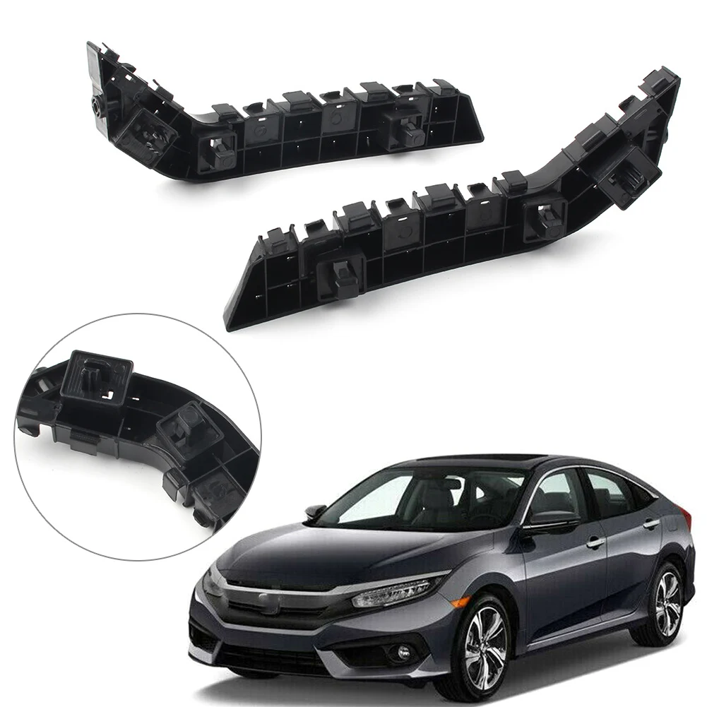 

2x Auto Front Bumper Retainer Bracket Support Holder 71193-TEA-T01 71198-TEA-T01 For Honda Civic 2017 2018 2019