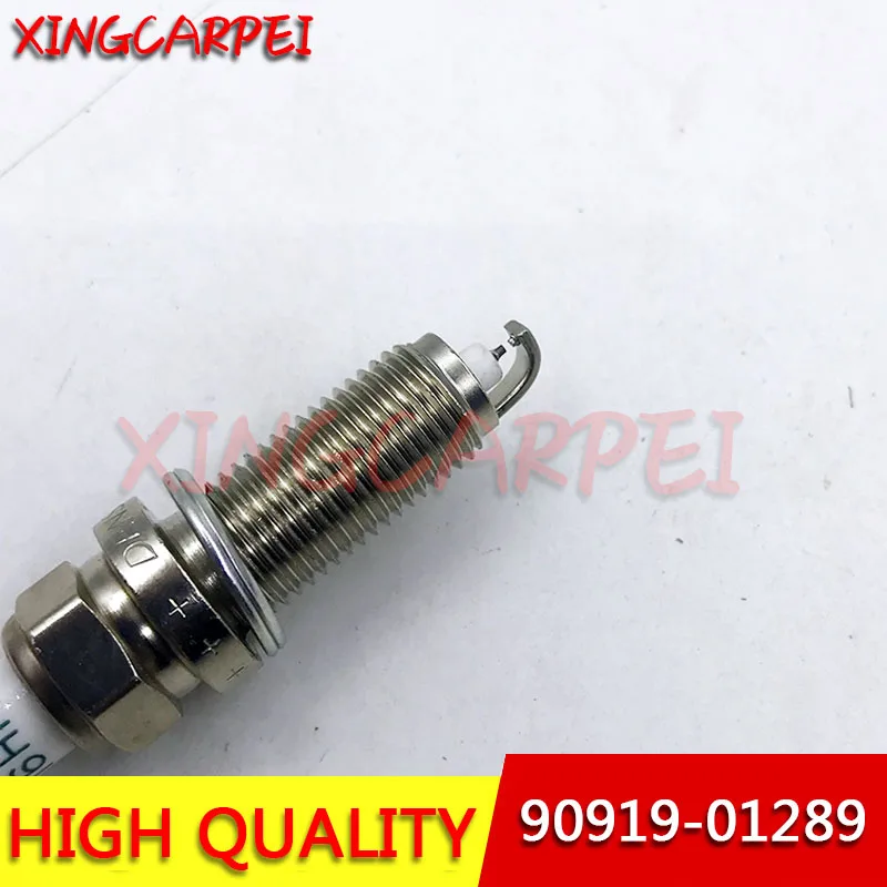 10pcs 90919-01289 FC16HR-Q8 Dual Iridium Spark Plug For Toyota UX250H/200 Corolla RAV4 Camry Avalon Sienta 9091901289 FC16HRQ8