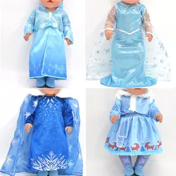 Clothes for doll for 43cm new born doll accessories Dresses cloaks boots shoes