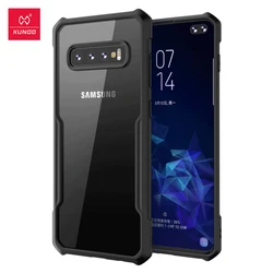 XUNDD-Shockproof Case for Samsung Galaxy S10 Plus, Transparent Cover, Anti-drop Protective Cover