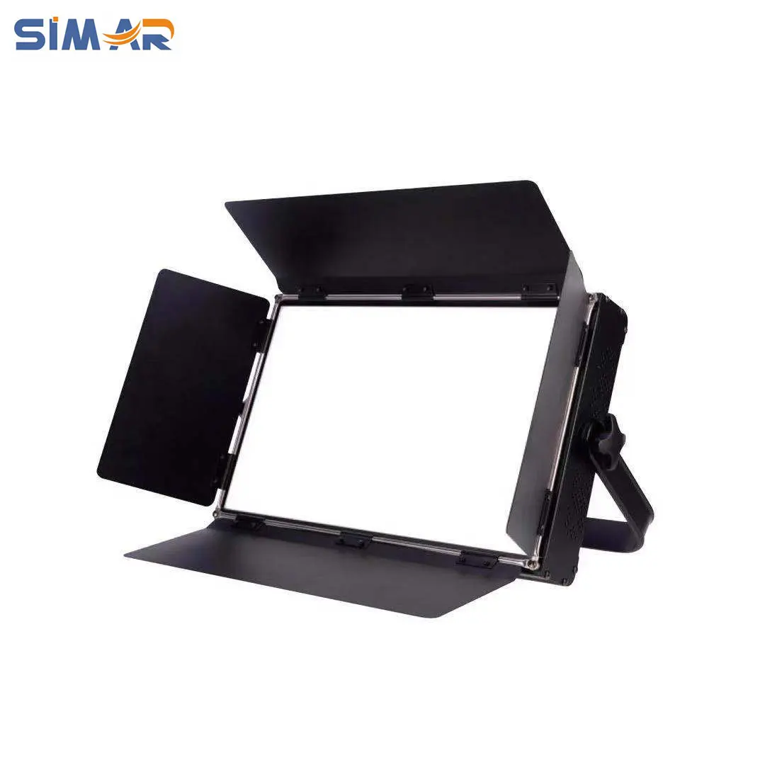Simar 200w poderoso 3200k/5600k/bi-color alta cri profissional conduziu luzes do estúdio da foto da câmera de vídeo para a notícia da tv, igreja