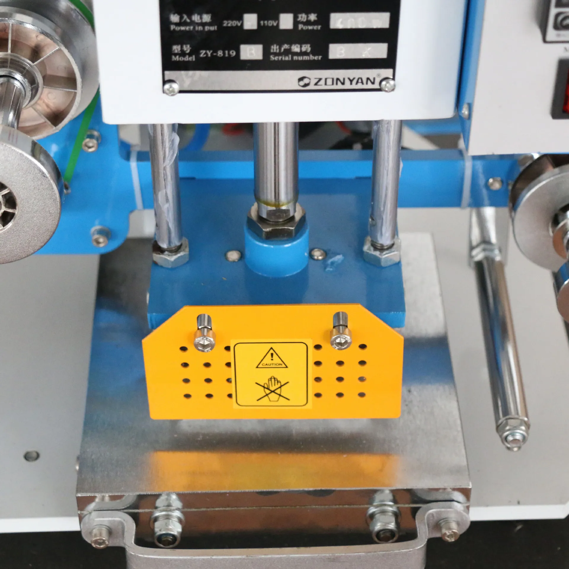 Pneumatic Hot Stamping Machine Automatic Roll Paper Can Be Hot Stamped Trademark Multi-function indentation Hot Stamping LOGO