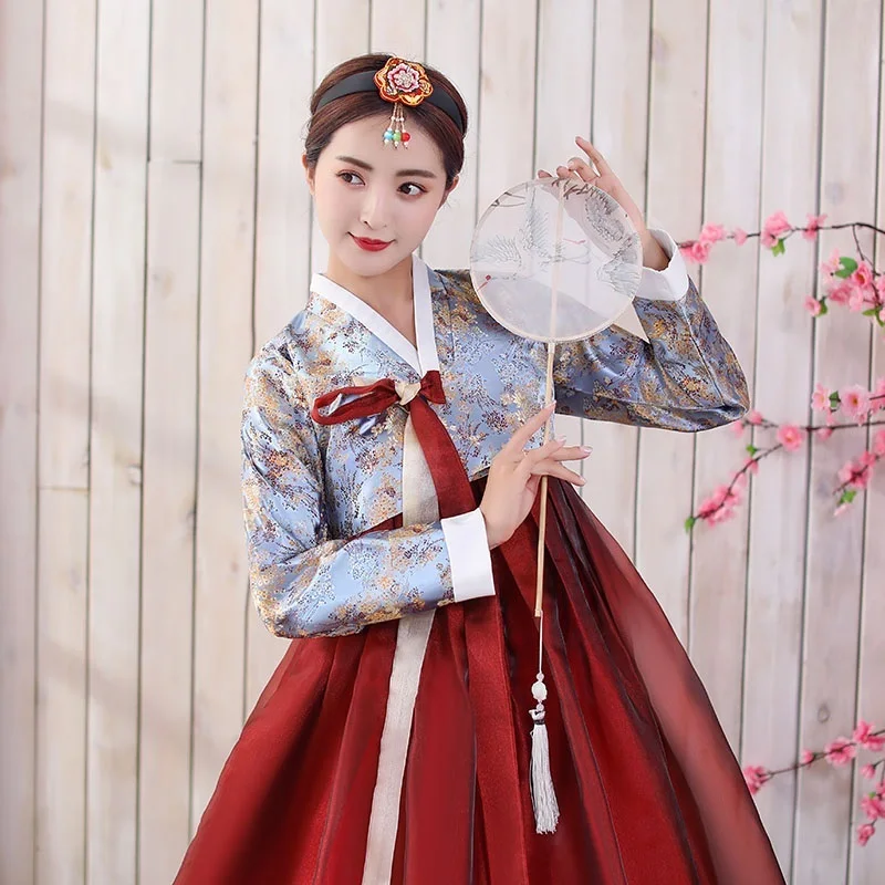 Hanbok Korean Traditional Clothing For Women Hanbok Dress Ancient Costume Retro Korean Fashion Stage Performance Clothing 10739