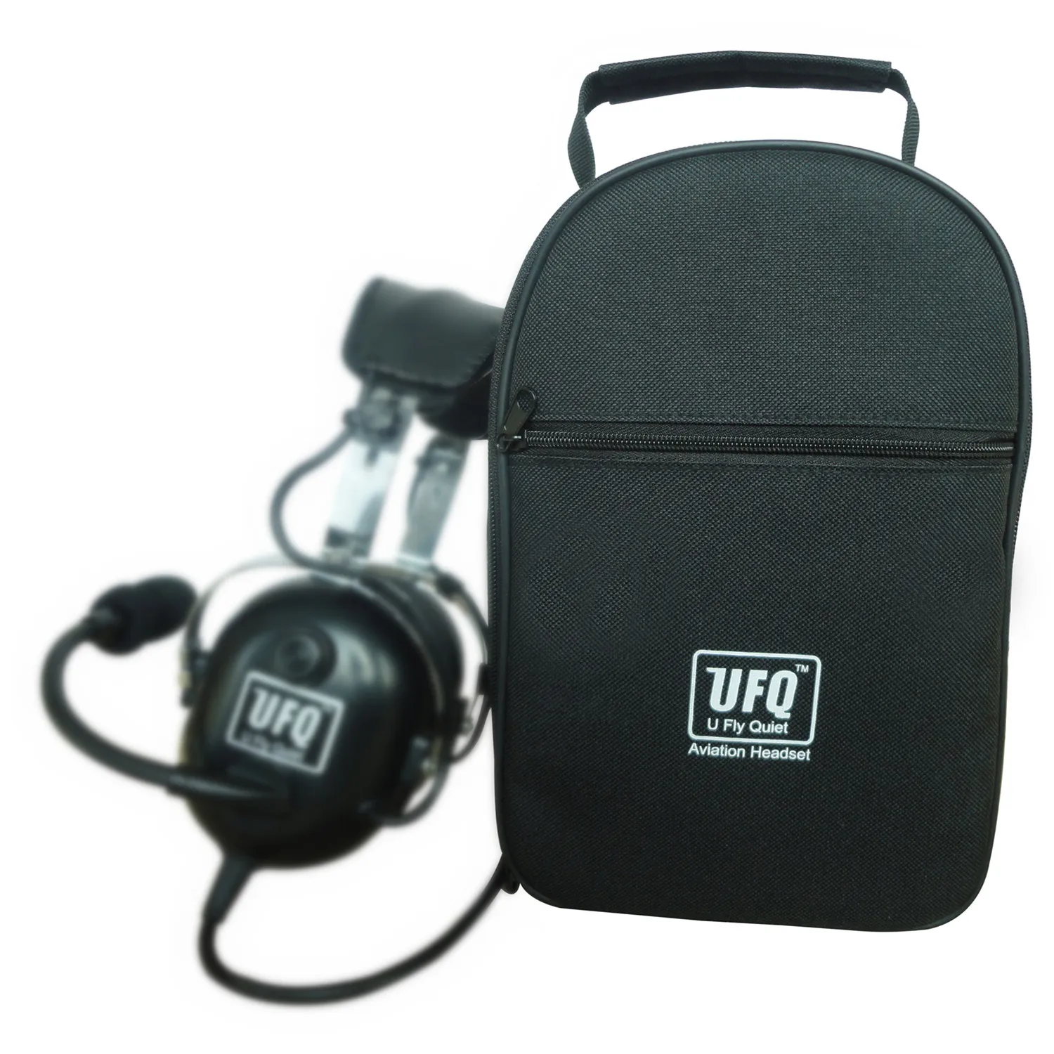 NEW UFQ ANR A28 aviation headset pilot headsets great ANR and Hi-Fi speakers for music Free with bag