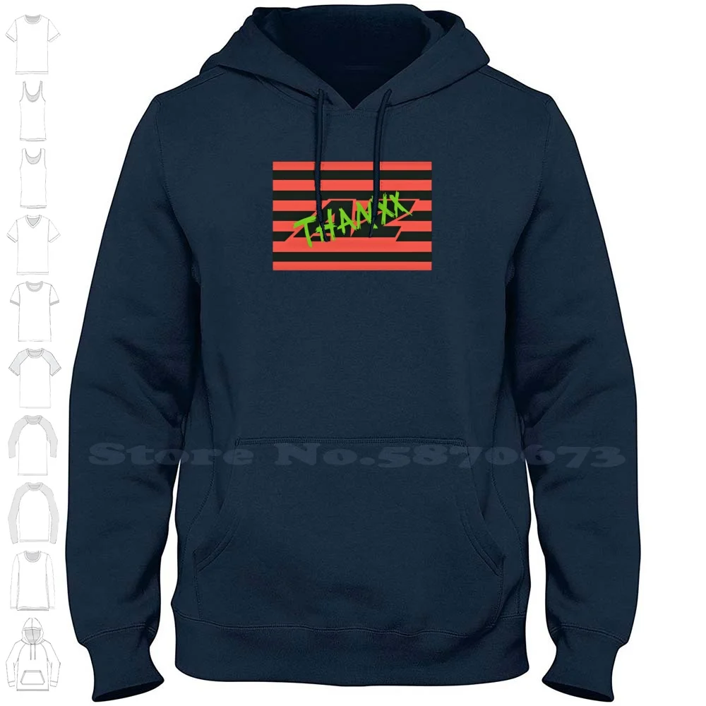 Ateez-Thanxx Flag 100% Cotton Hoodie T-Shirt Ateez Thanxx Flag Kpop Fever Thanks Arizona K Pop Red Black Green Stripes ? ? ? ?