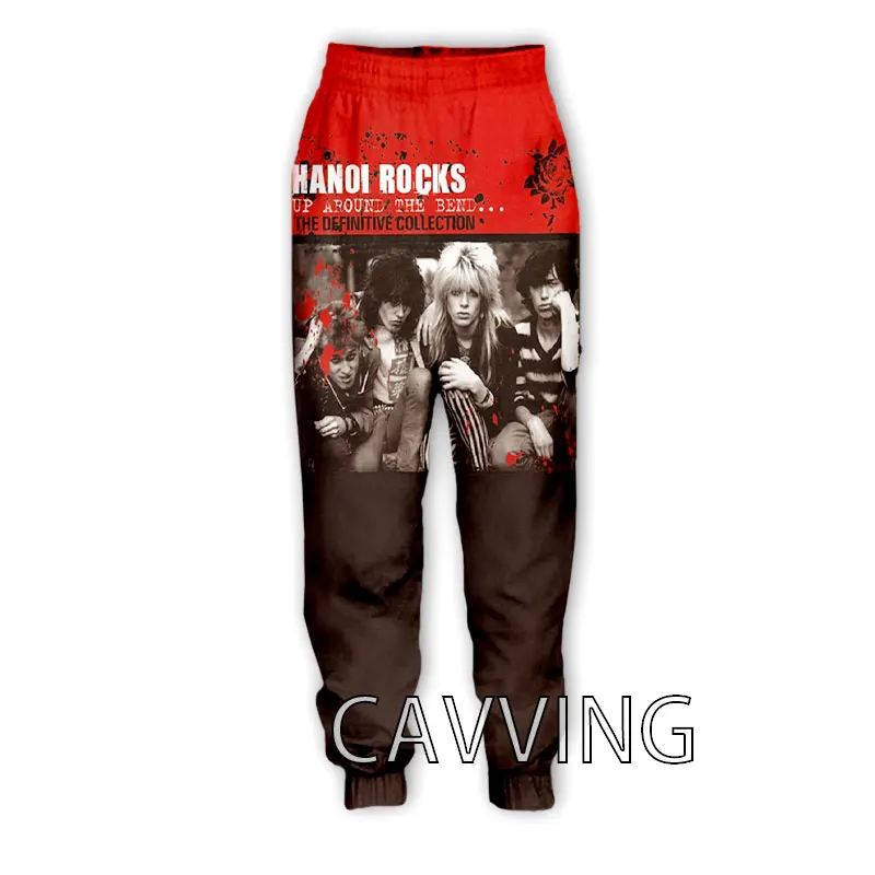 Nieuwe Mode Vrouwen/Mannen 3D Print Hanoi Rocks Casual Broek Sport Joggingbroek Rechte Broek Jogging Broek Broek