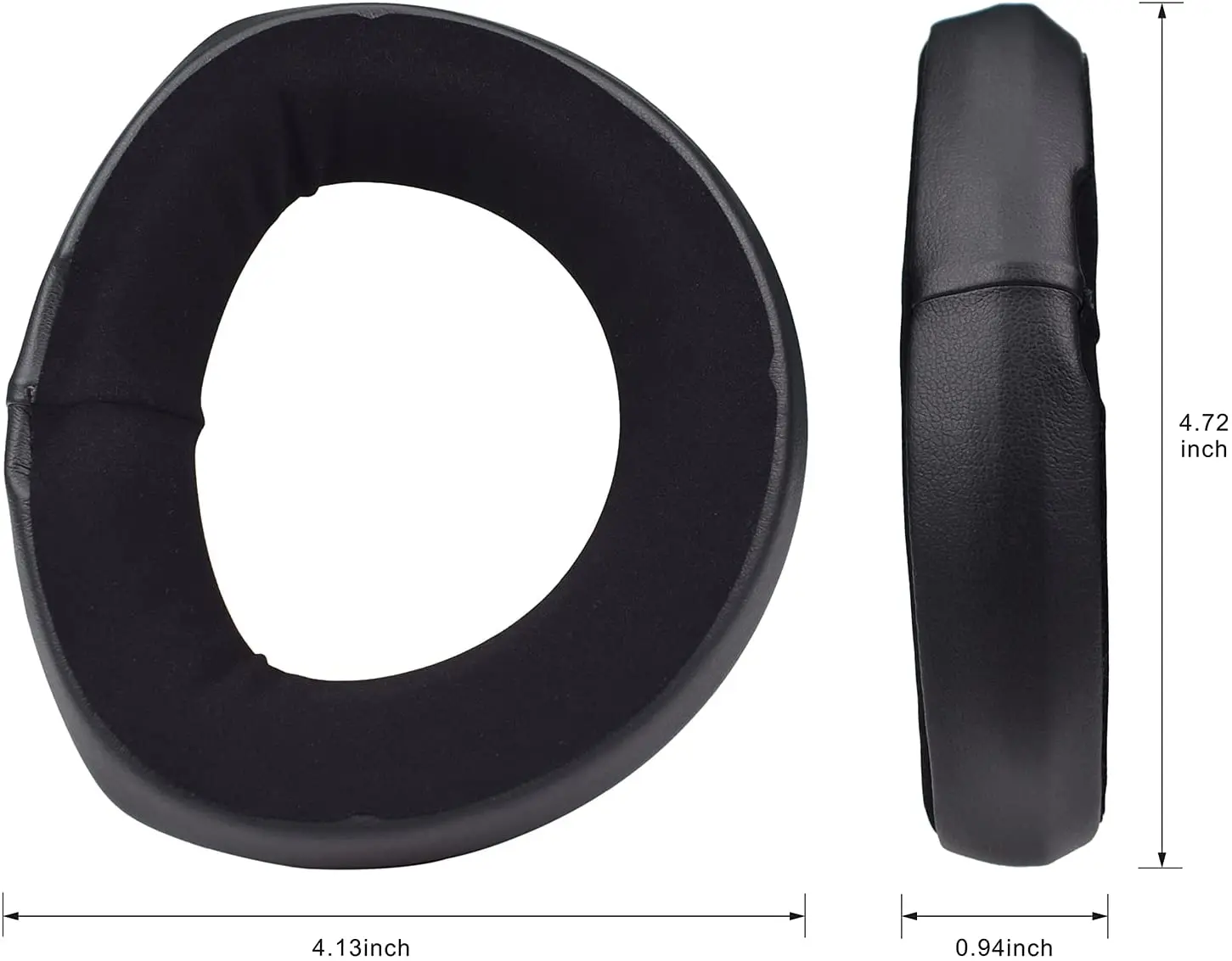 وسادة بطانة للأذن ، وسادات أذن غير لامعة للاستبدال لسماعات Sennheiser HD820 HD820S HD 820