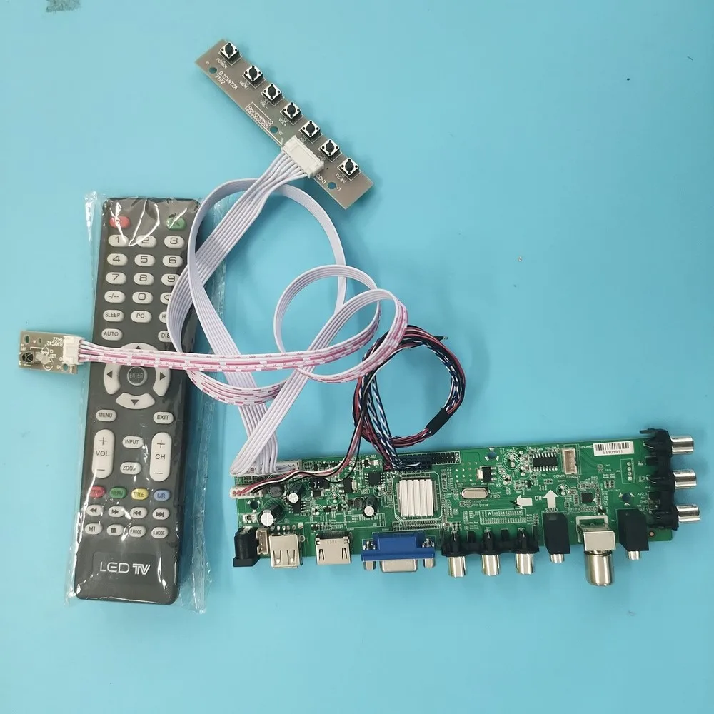 Kit For B173RW01 Remote Signal Controller Board Digital 1600X900 DVB-T Display DVB-T2 WLED VGA AV LED 40pin TV LVDS USB HDMI