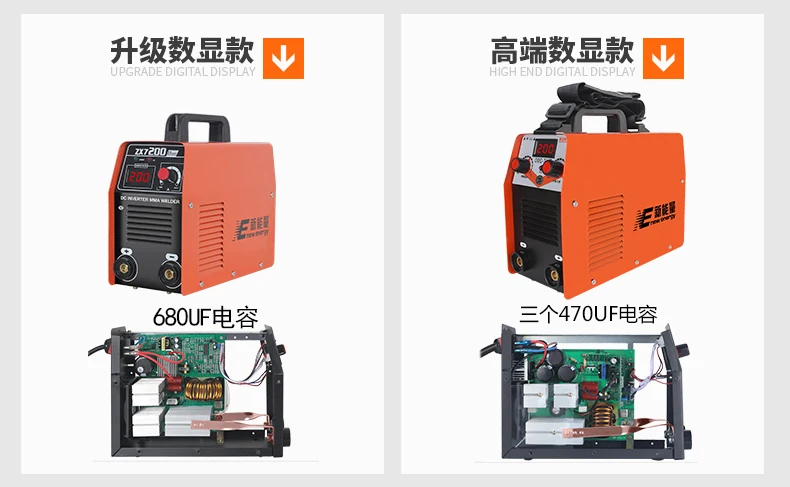 2019 energia ZX7-200 200a 6.2/6.5kva inversor arco máquina de solda elétrica mma soldador para trabalho de soldagem e trabalho elétrico
