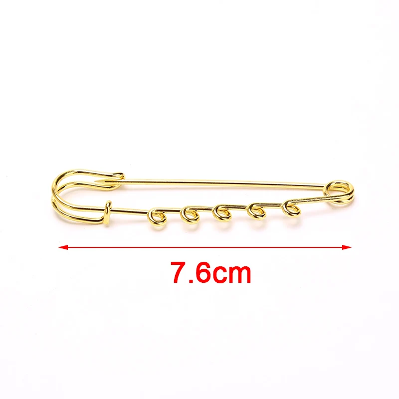 5pcs 5-hole DIY Safety Pins Connector Brooches Findings DIY Handmade Jewelry Accessories Jewelry Making Supplies Dropshipping