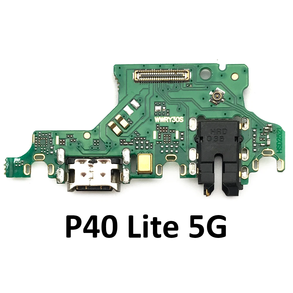 20Pcs,For Huawei Y7A Y5 Y9S Y6P Y8S Y8P Y7P Y6S P40 Lite 5G / P40 Lite E USB Charging Port Dock Charger Plug Connector Board