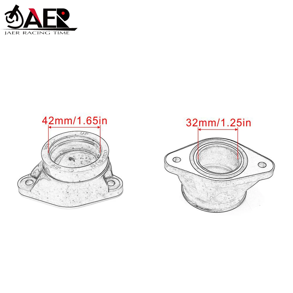 Motor Carburetor Interface Adapter Intake Manifold Pipe For Suzuki GSX750F GSX750 Katana GR78A 1990-98 GSXR750 GR77A 89-90