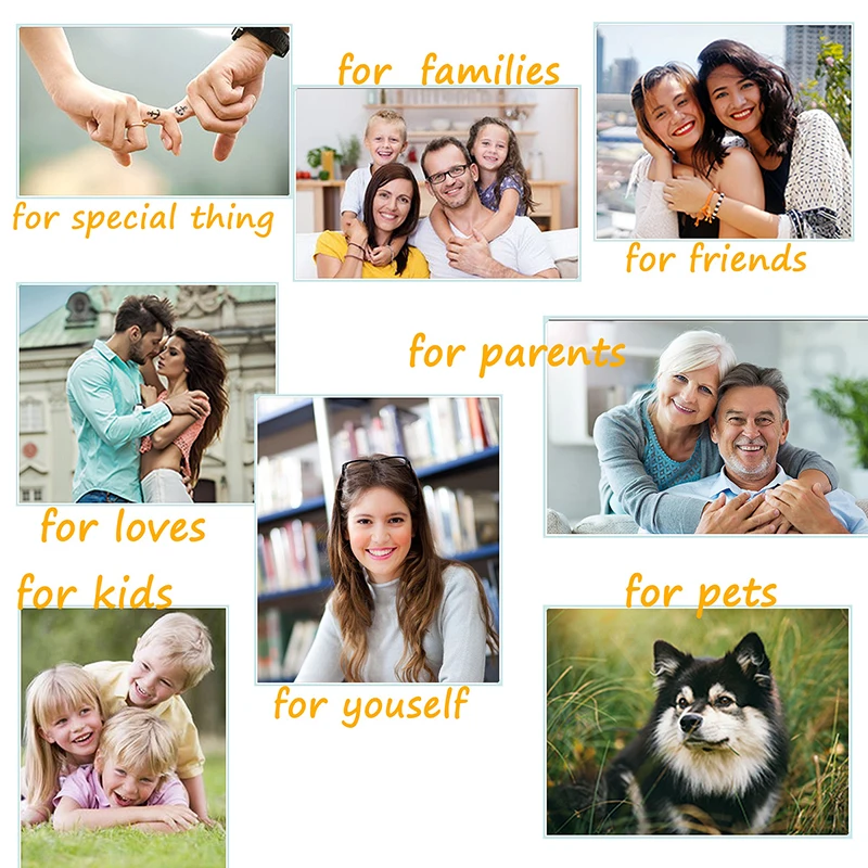 Custom Heart Crystal Sculpture Photo Frame With Your Image Engraved Photo Album Personalized Family Wedding Pets Souvenirs