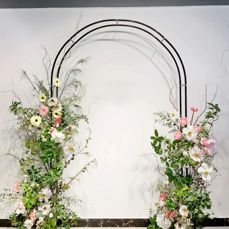 

HVAYI-Outdoor Wedding Arch, Wrought Iron, Home Garden Party, Christmas Decoration, Background Booth, Flower Stand Arch