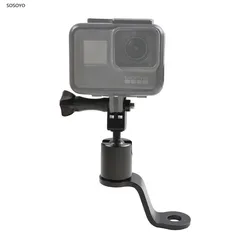 금속 자전거 오토바이 마운트 백미러 브래킷, GoPro SJCAM DJI Osmo 액션 카메라 액세서리용 라이딩 핸들 바 홀더