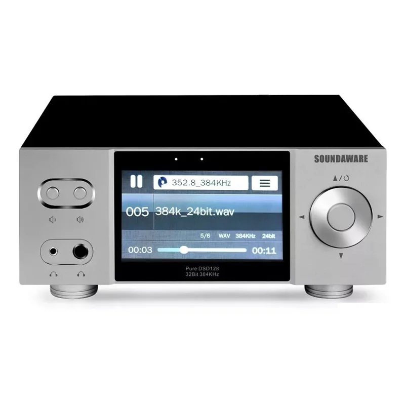 Imagem -04 - Soundaware Nacional Multifuncional Music Player Multifuncional Streaming Rock Dlna Airplay Cartão sd Dsd256 Pcm384 A1x